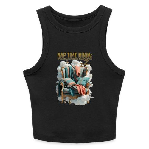 Nap Time Ninja T Shirt - Slim Fit Rib Women's Tank Top