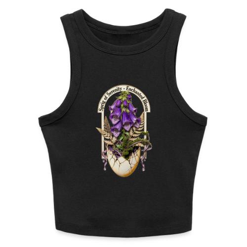 Spring Serenity Foxglove Tee, Easter Gift for wife - Slim Fit Rib Women's Tank Top
