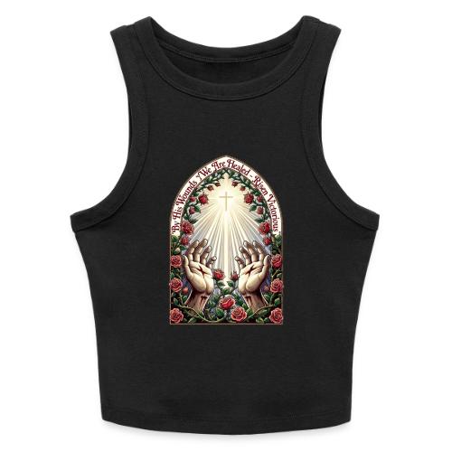 Easter By His Wounds Healed T Shirt, Renewal Gift - Slim Fit Rib Women's Tank Top