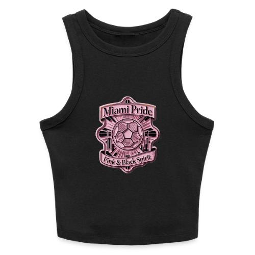 Miami City Pride T Shirt, Vibrant City Pride Gift - Slim Fit Rib Women's Tank Top