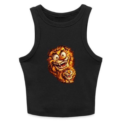 Crazy Double Lion Streetwear - Slim Fit Rib Women's Tank Top