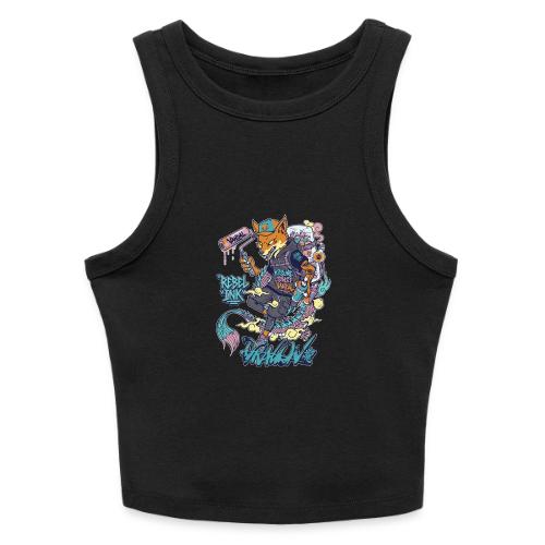 Kitsune Street Rebel - Slim Fit Rib Women's Tank Top