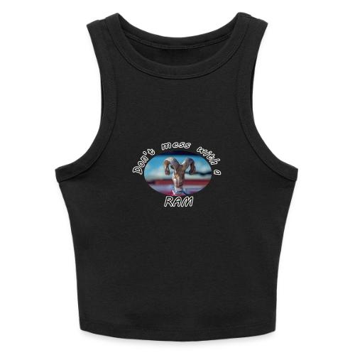 Don’t Mess with a RAM - Slim Fit Rib Women's Tank Top