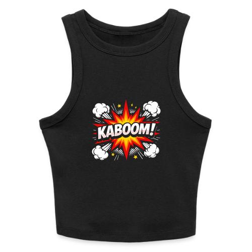 Kaboom Comic Explosion - Slim Fit Rib Women's Tank Top