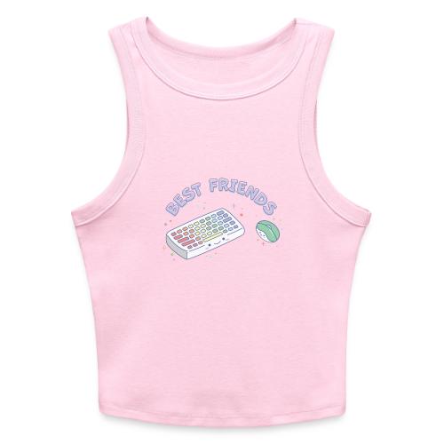 Best Friends - Slim Fit Rib Women's Tank Top