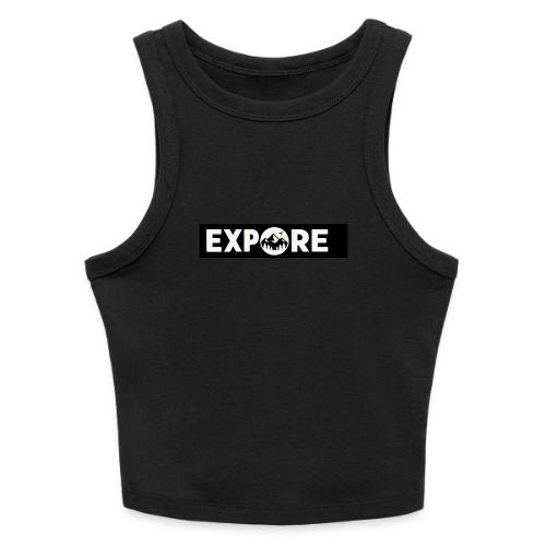 Adventure Oxygen Nature Mountain Forest Typography - Slim Fit Rib Women's Tank Top