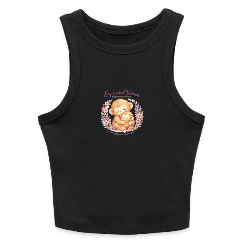 Empowered Women Empower The World Art - Slim Fit Rib Women's Tank Top