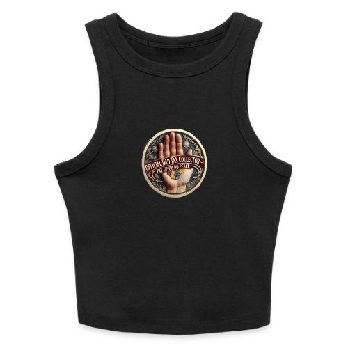 Dad Tax Collector Medallion T Shirt - Slim Fit Rib Women's Tank Top