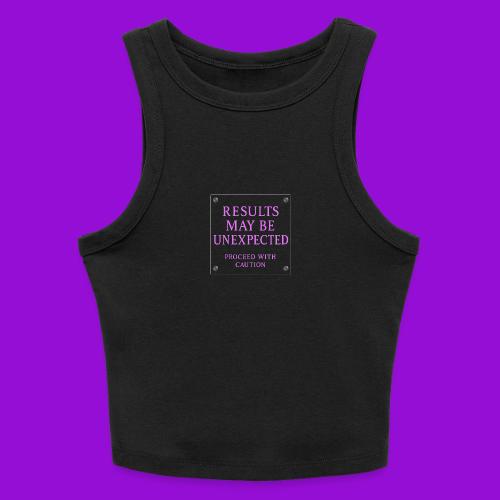 Results - Neon Purple - Slim Fit Rib Women's Tank Top