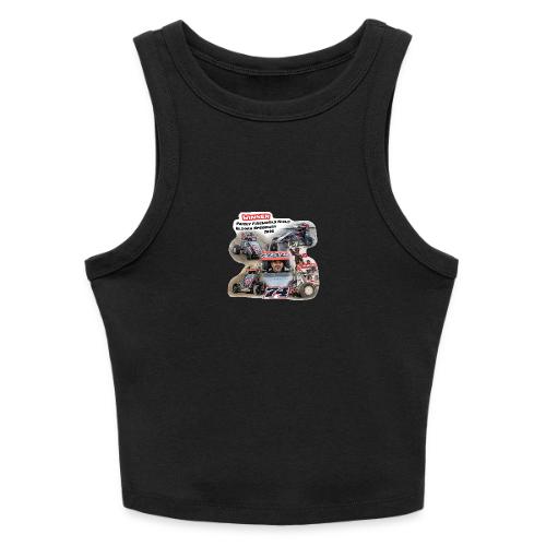 Luke Hall - Eldora Speedway FFN#1 Design 1 - Slim Fit Rib Women's Tank Top