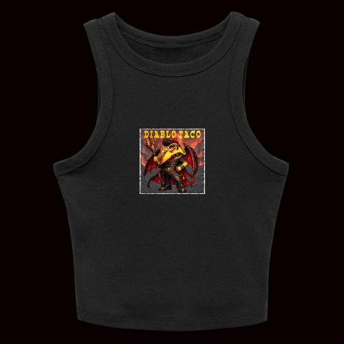 The Diablo Taco Spicy Demon Character - Slim Fit Rib Women's Tank Top