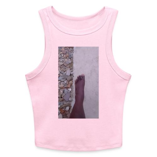 Walking Barefoot - Slim Fit Rib Women's Tank Top
