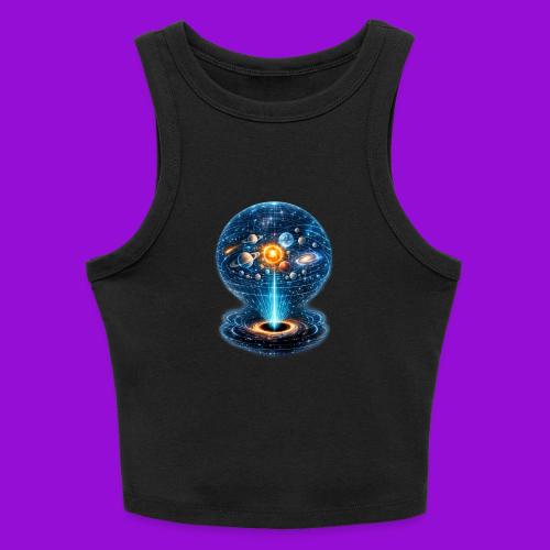 Holographic Universe - Slim Fit Rib Women's Tank Top