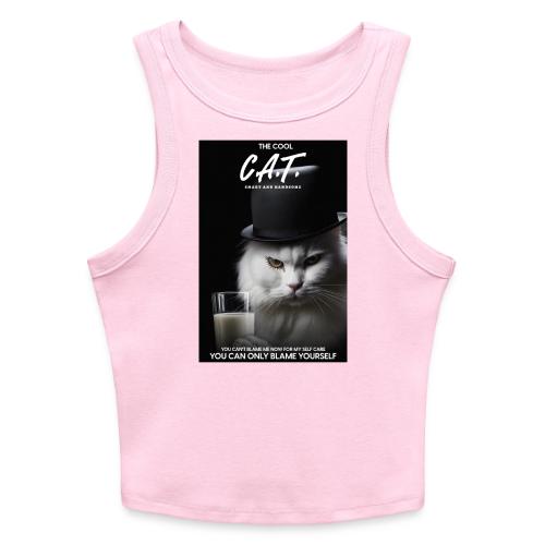 The Cool Cat - Slim Fit Rib Women's Tank Top