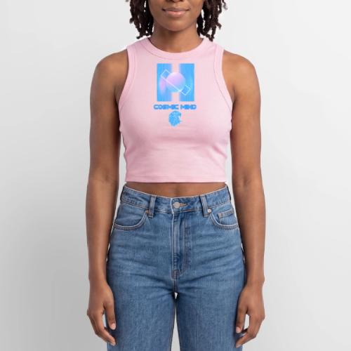 Cosmic Mind - Slim Fit Rib Women's Tank Top