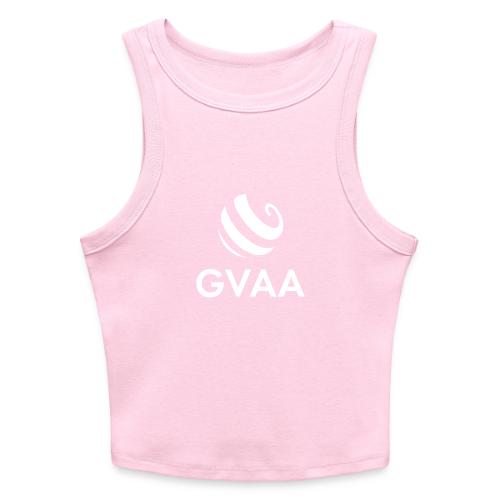 GVAA Merch Stacked White - Slim Fit Rib Women's Tank Top