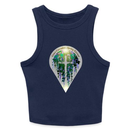 Easter Grace Cascades Vine T Shirt, Renewal Gift - Slim Fit Rib Women's Tank Top