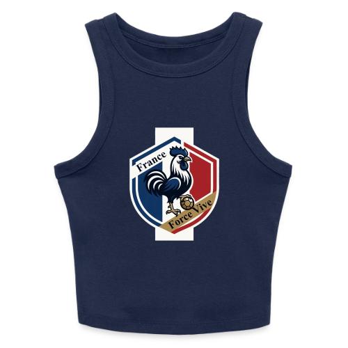 France Rooster T-Shirt, Bleu-Blanc-Rouge gift - Slim Fit Rib Women's Tank Top