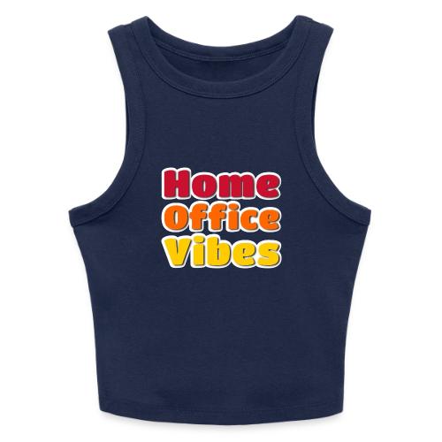 Home Office Vibes Remote Work Design - Slim Fit Rib Women's Tank Top