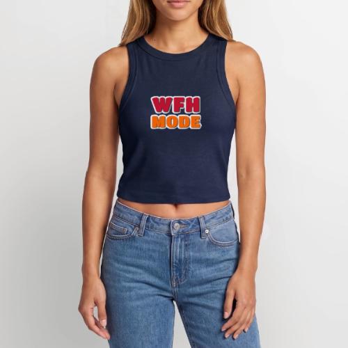 WFH Mode Remote Work Lifestyle Design - Slim Fit Rib Women's Tank Top