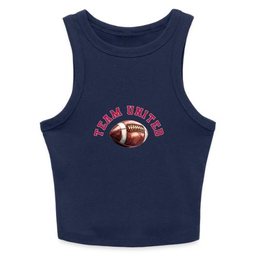 Team United American Football Design - Slim Fit Rib Women's Tank Top