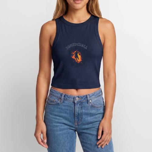 Basketball Power - Slim Fit Rib Women's Tank Top