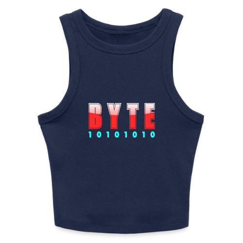 BYTE Binary Code Design - Slim Fit Rib Women's Tank Top