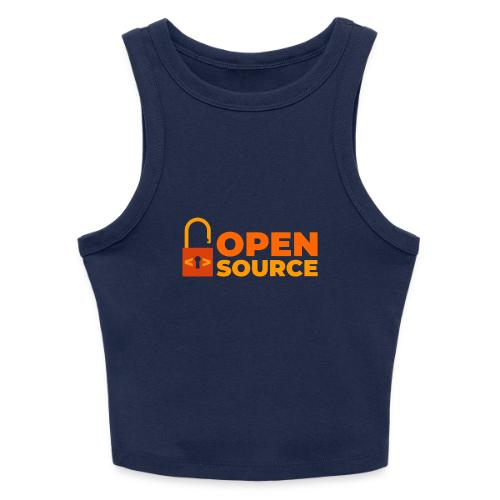 Open Source: Code is Freedom - Slim Fit Rib Women's Tank Top