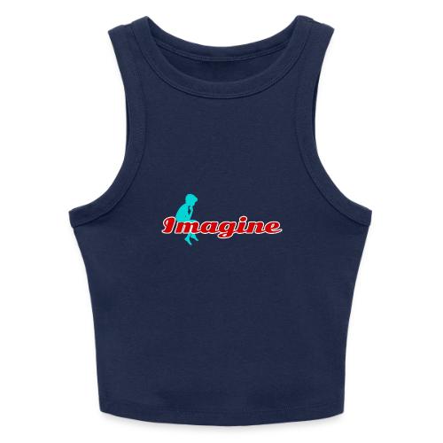 Imagine – Inspire Creativity & Dreams - Slim Fit Rib Women's Tank Top