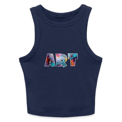 Art in Color - Slim Fit Rib Women's Tank Top