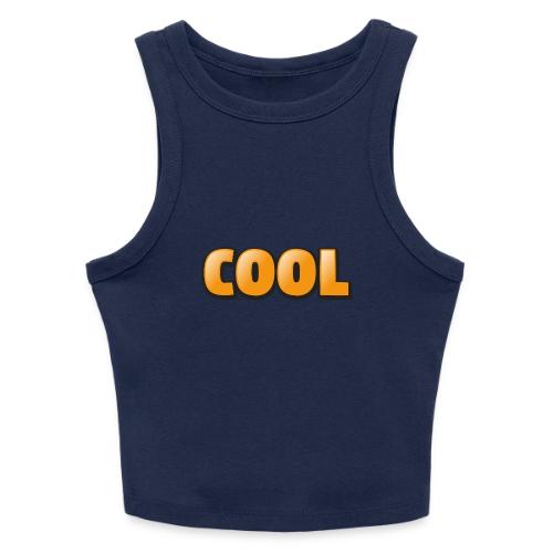 Cool 3D Word Design – Bold Chill Style - Slim Fit Rib Women's Tank Top