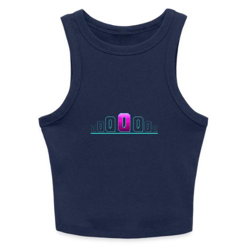 Letter Q – Capital Varsity Alphabet Monogram - Slim Fit Rib Women's Tank Top