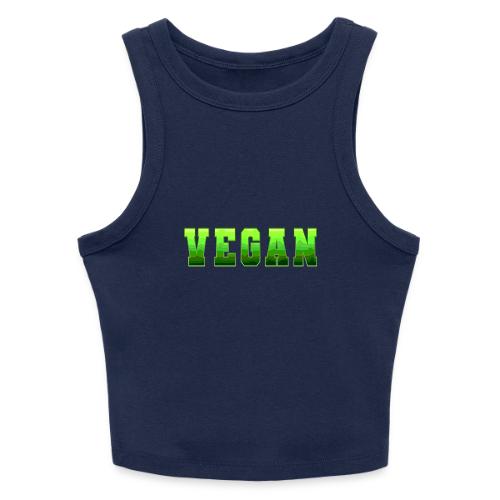Green Wave Vegan - Slim Fit Rib Women's Tank Top