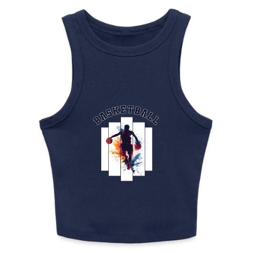 Basketball Never Stops - Slim Fit Rib Women's Tank Top