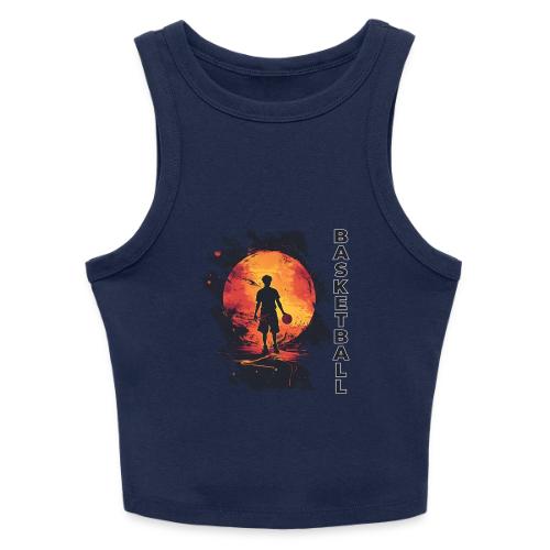 Basketball Blaze - Slim Fit Rib Women's Tank Top