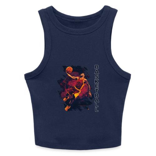 Basketball Charge - Slim Fit Rib Women's Tank Top