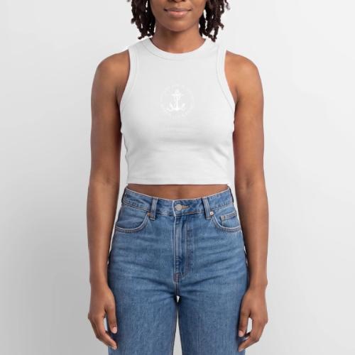 MY SON IS A MERCHANT MARINE - Slim Fit Rib Women's Tank Top