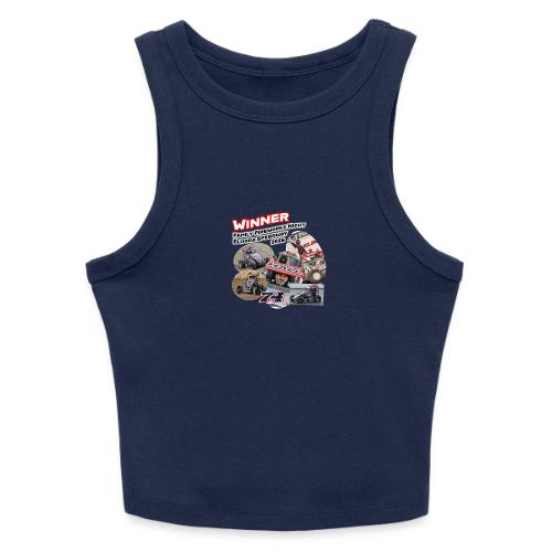 Luke Hall - Eldora Speedway FFN#1 Design 2 - Slim Fit Rib Women's Tank Top