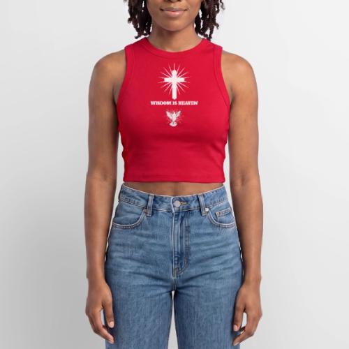 Wisdom is Heaven - Slim Fit Rib Women's Tank Top