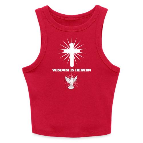 Wisdom is Heaven - Slim Fit Rib Women's Tank Top