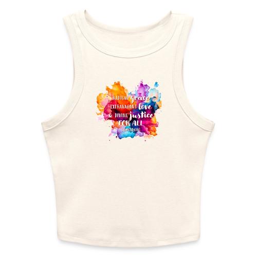 Grace Love Justice Color Splash - Slim Fit Rib Women's Tank Top