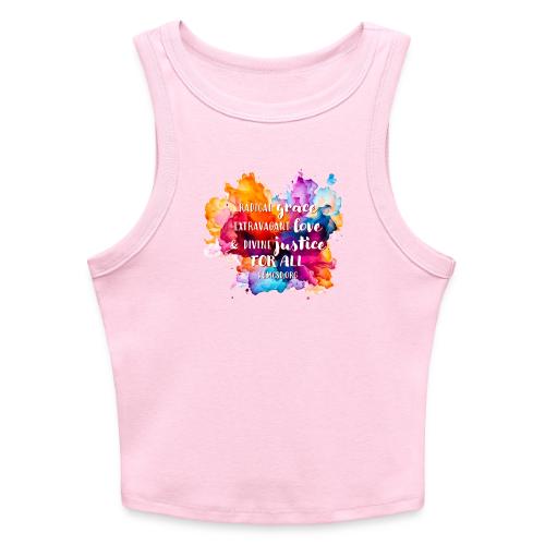 Grace Love Justice Color Splash - Slim Fit Rib Women's Tank Top