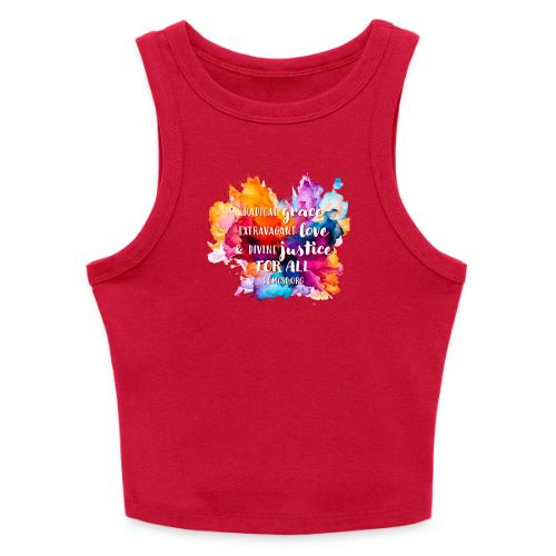 Grace Love Justice Color Splash - Slim Fit Rib Women's Tank Top