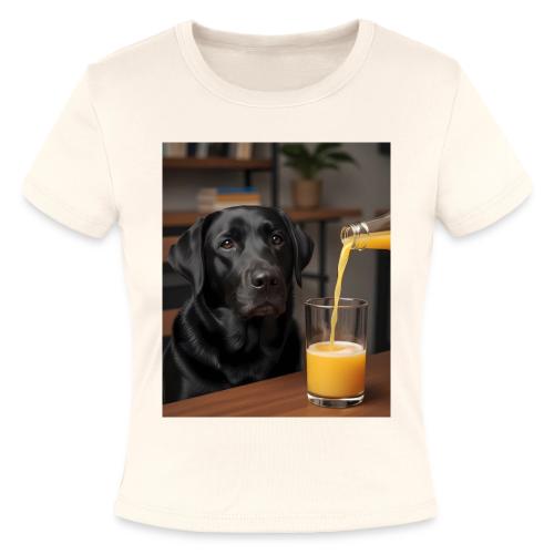 Golden Retriever Chill Juice Vibes - Slim Fit Rib Women's T-Shirt