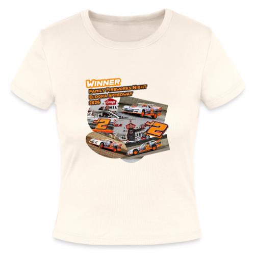 Rob Trent Eldora Speedway FFN#1 Design 1 - Slim Fit Rib Women's T-Shirt