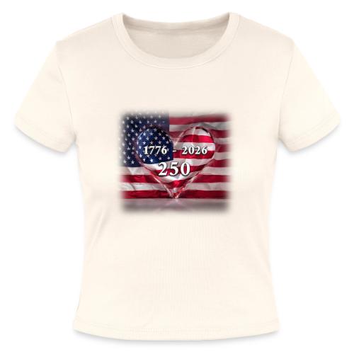 1776-2026 | 250 Years USA - Slim Fit Rib Women's T-Shirt