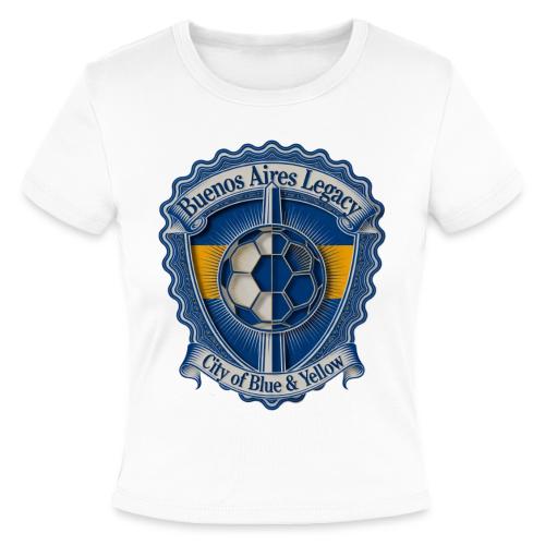 Buenos Aires Legacy T Shirt, Soccer City Pride Gif - Slim Fit Rib Women's T-Shirt