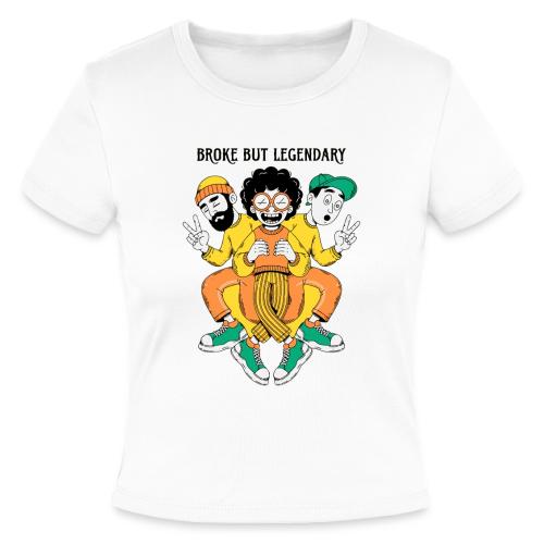 Legendary Broke Crew Retro - Slim Fit Rib Women's T-Shirt