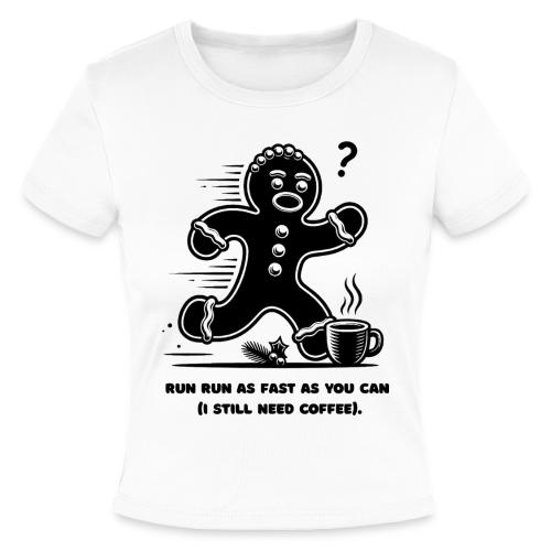 Gingerbread Man T-Shirt - Slim Fit Rib Women's T-Shirt