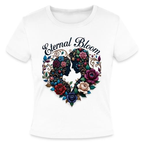Eternal Bloom Embrace T-Shirt - Slim Fit Rib Women's T-Shirt